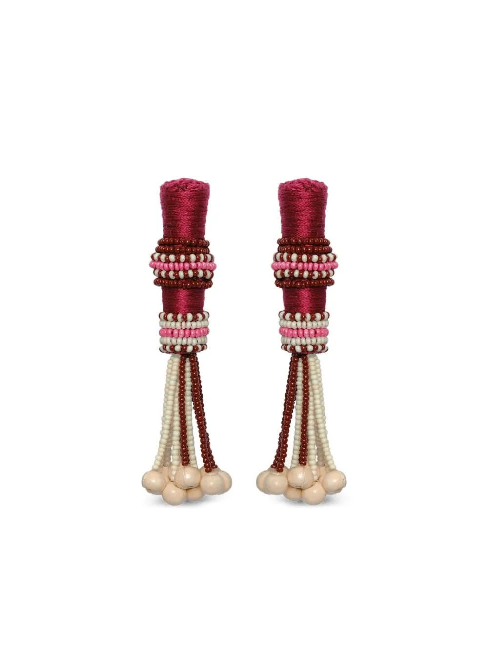 Johanna Ortiz Mosaic Dreams beaded earrings - Gold