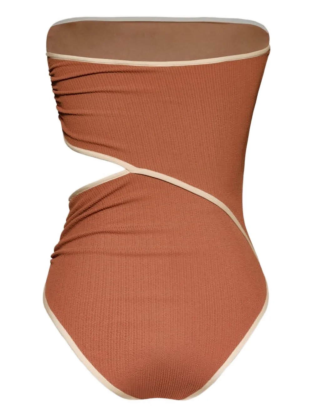 Johanna Ortiz Revealing Crinkled Swimsuit In Brown
