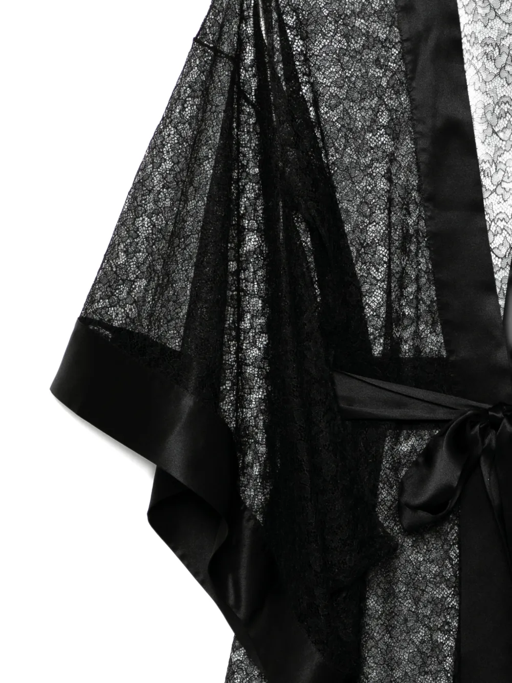 Kiki de Montparnasse Petite Fleur badjas Zwart
