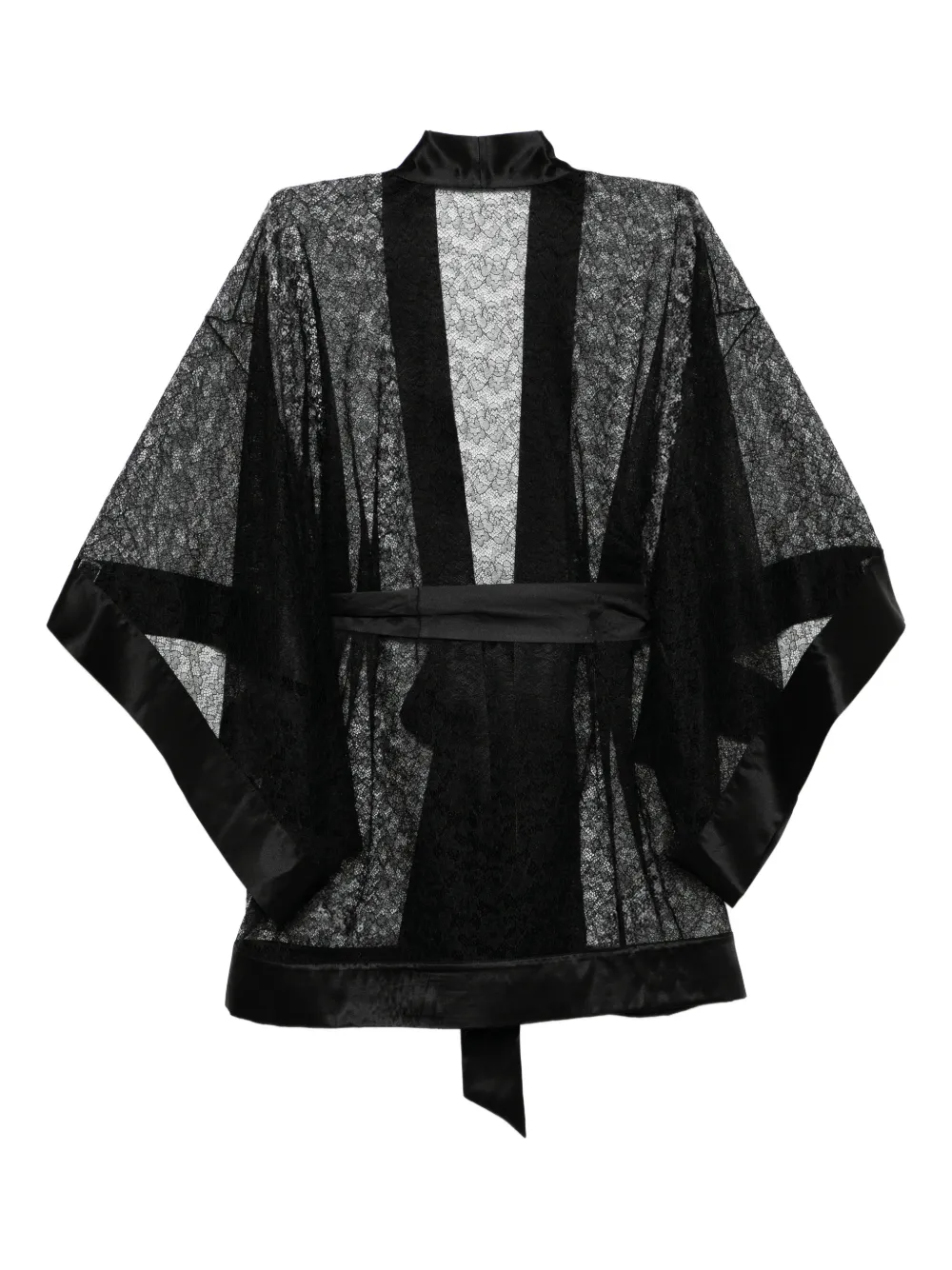 Kiki de Montparnasse Petite Fleur badjas Zwart