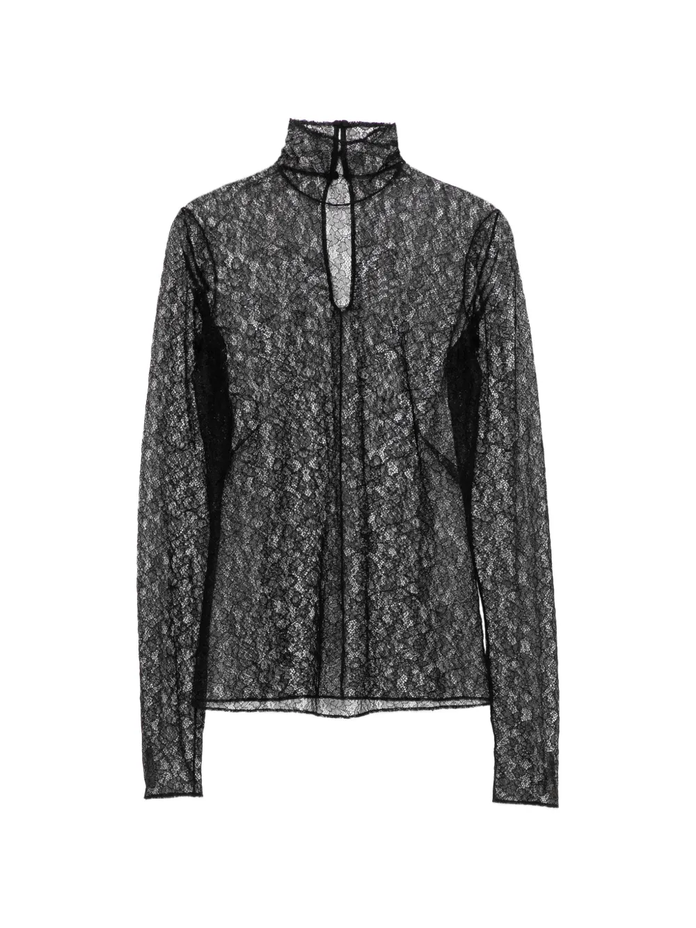 Kiki de Montparnasse Top Petite Fleur - Nero