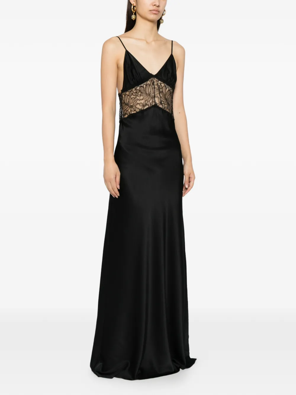 Kiki de Montparnasse Amelie maxi-jurk Zwart