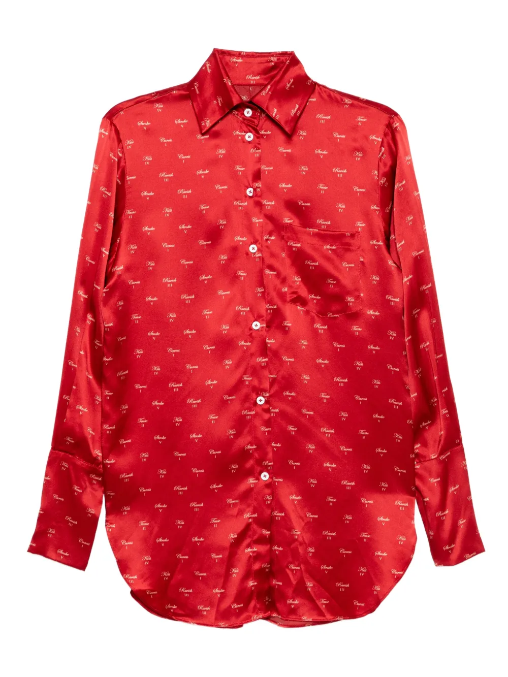 Kiki de Montparnasse Camicia con stampa - Rosso