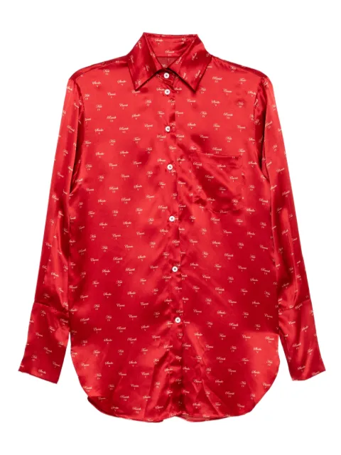 Kiki de Montparnasse kiss-printed pyjama shirt