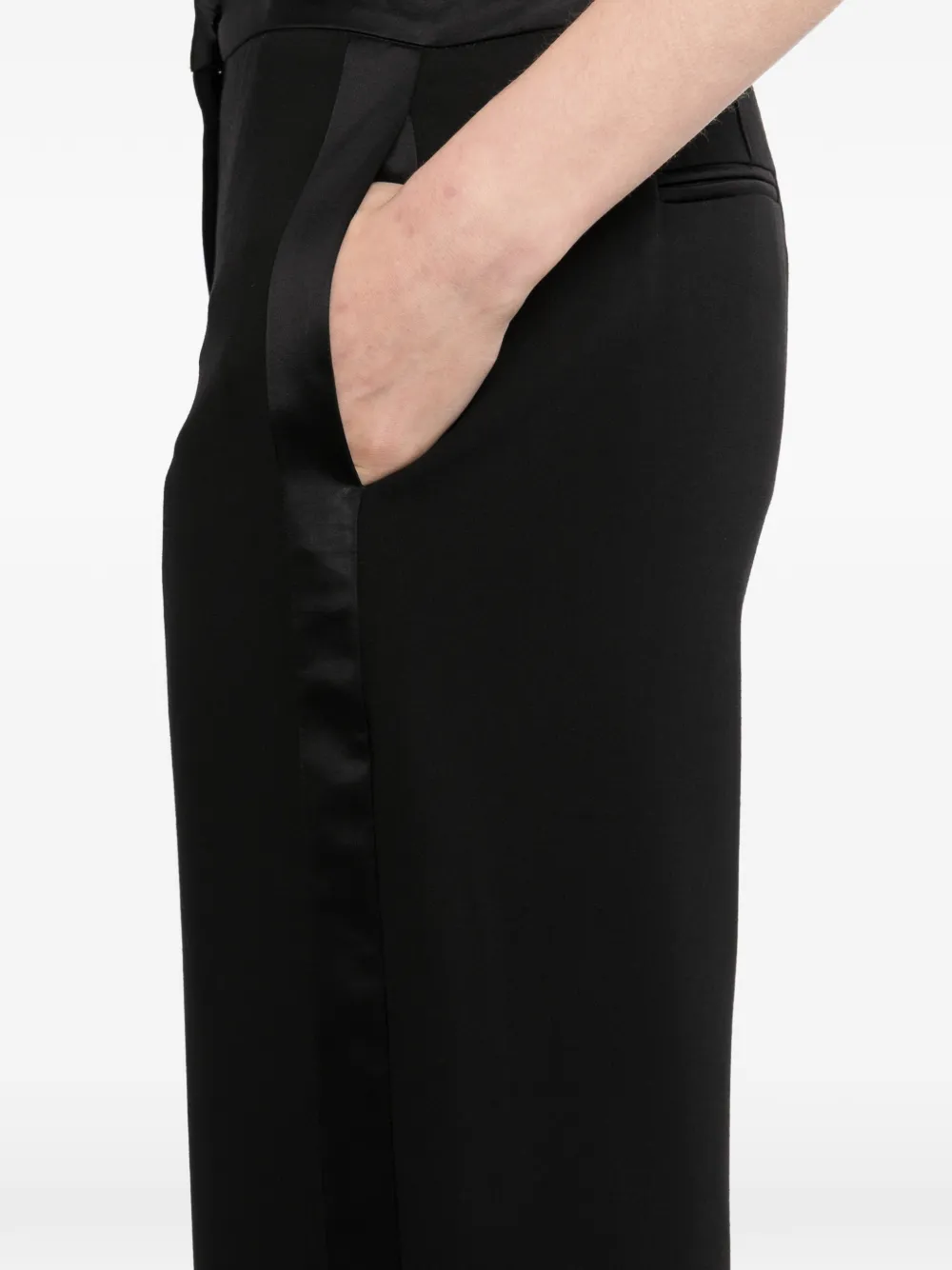 Kiki de Montparnasse Low-waist broek Zwart