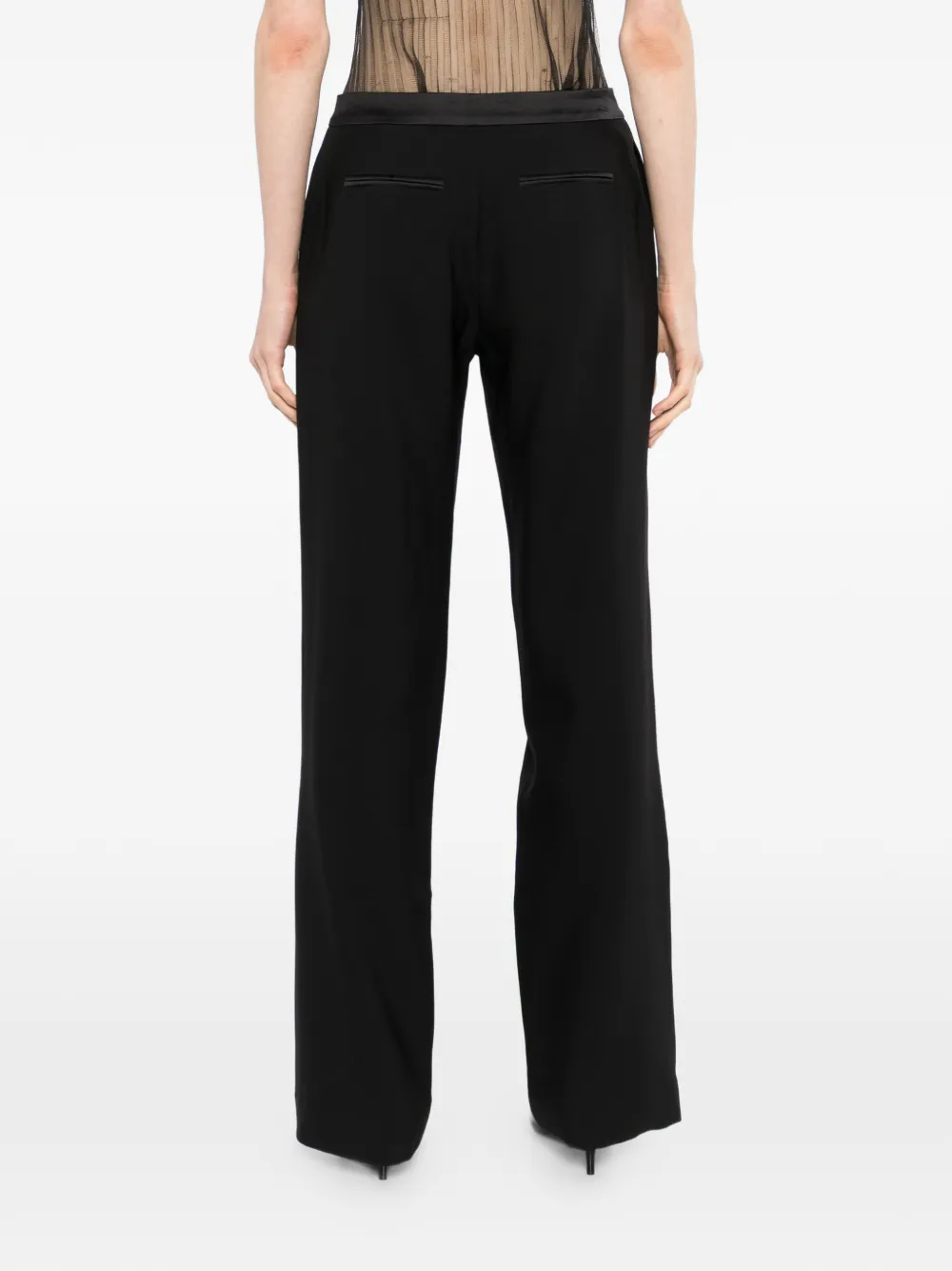 Kiki de Montparnasse Low-waist broek Zwart