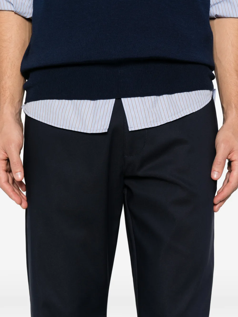 Officina 36 Button-up Trousers In Blue