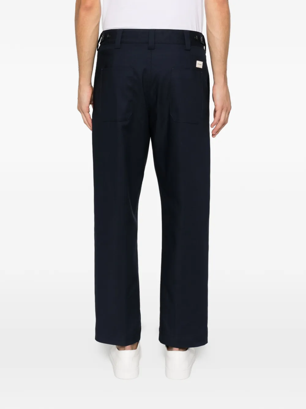 Officina 36 Button-up Trousers In Blue