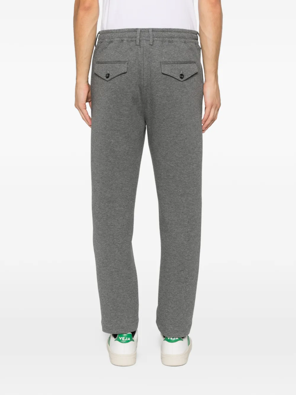 Officina 36 Drawstring-fastening Trousers In Gray