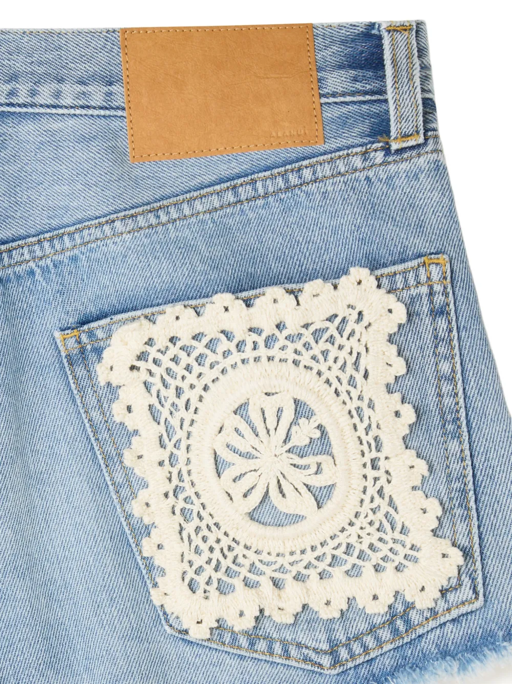  Alanui Pantalones Vaqueros Cortos Island's Diary - Azul 