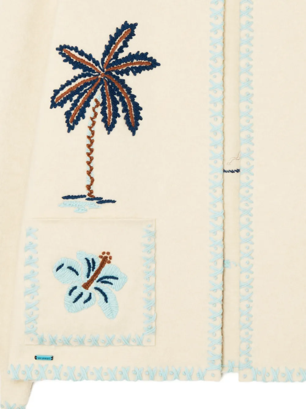 Alanui Jack met print Beige