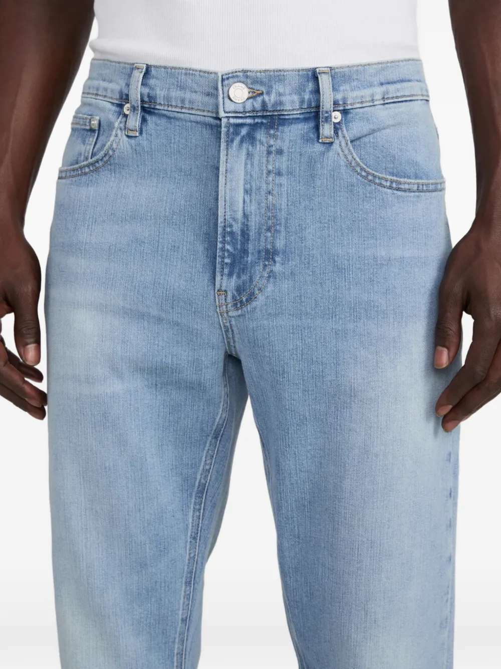 FRAME Jeans met vijf zakken Blauw