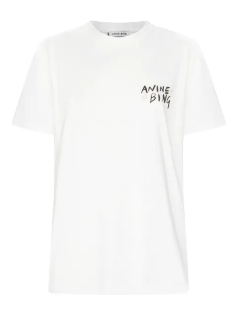 ANINE BING rear-lettering T-shirt