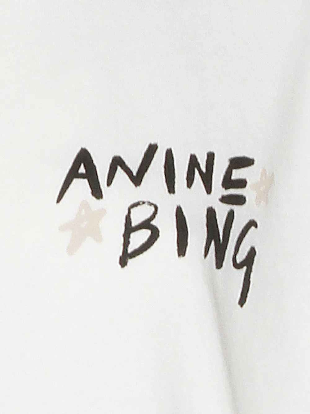 ANINE BING T-shirt met tekst Wit