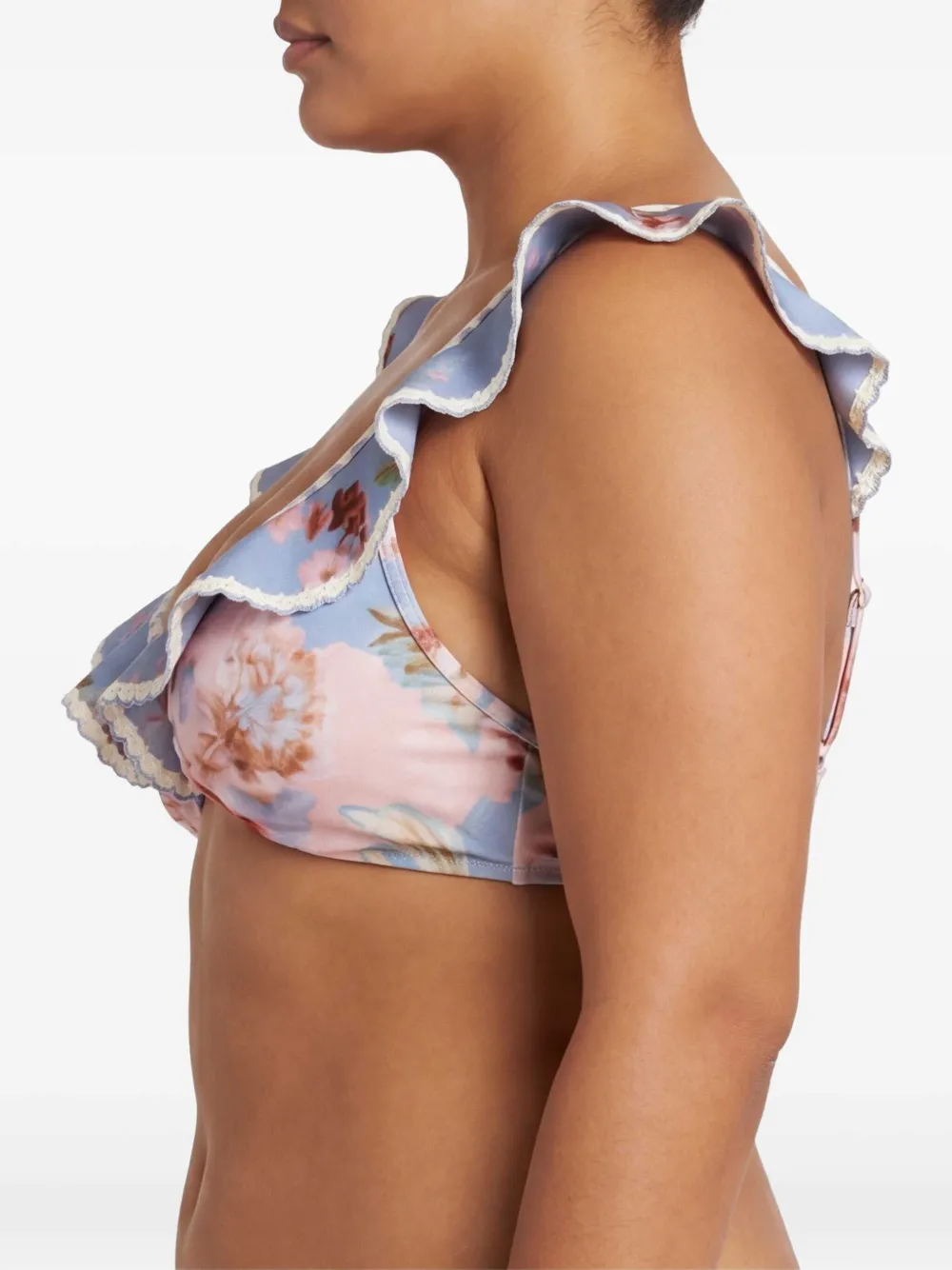 ZIMMERMANN Awaken bikinitop met franje Blauw