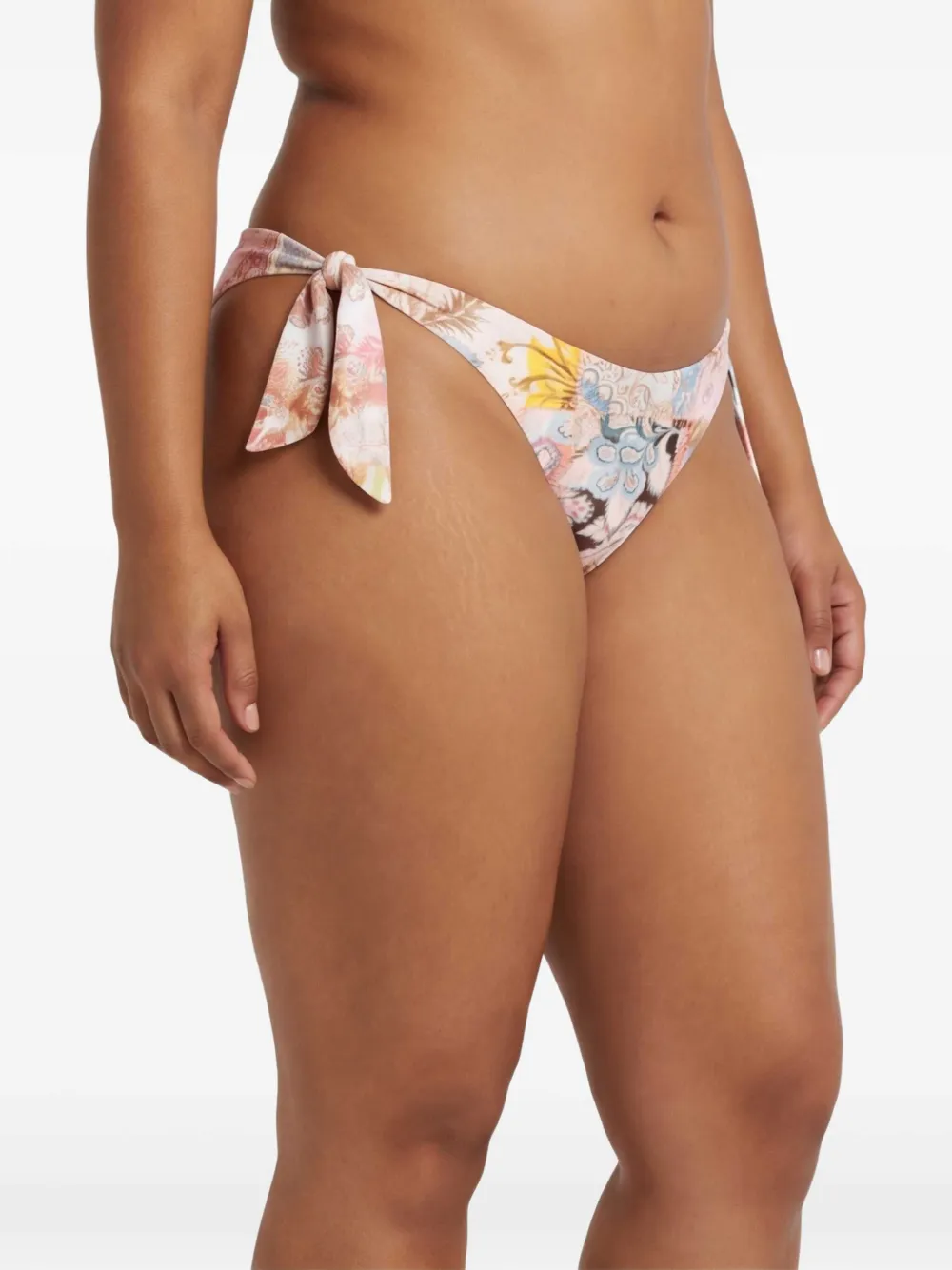 ZIMMERMANN Daylight bikinislip met gestrikte zijkant Beige