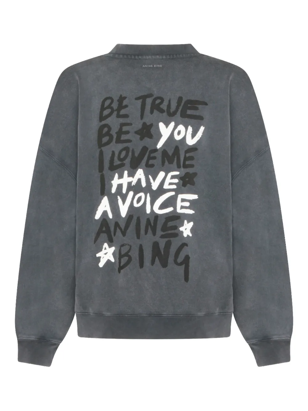 ANINE BING lettering-print sweatshirt | Sweaters | Image 2