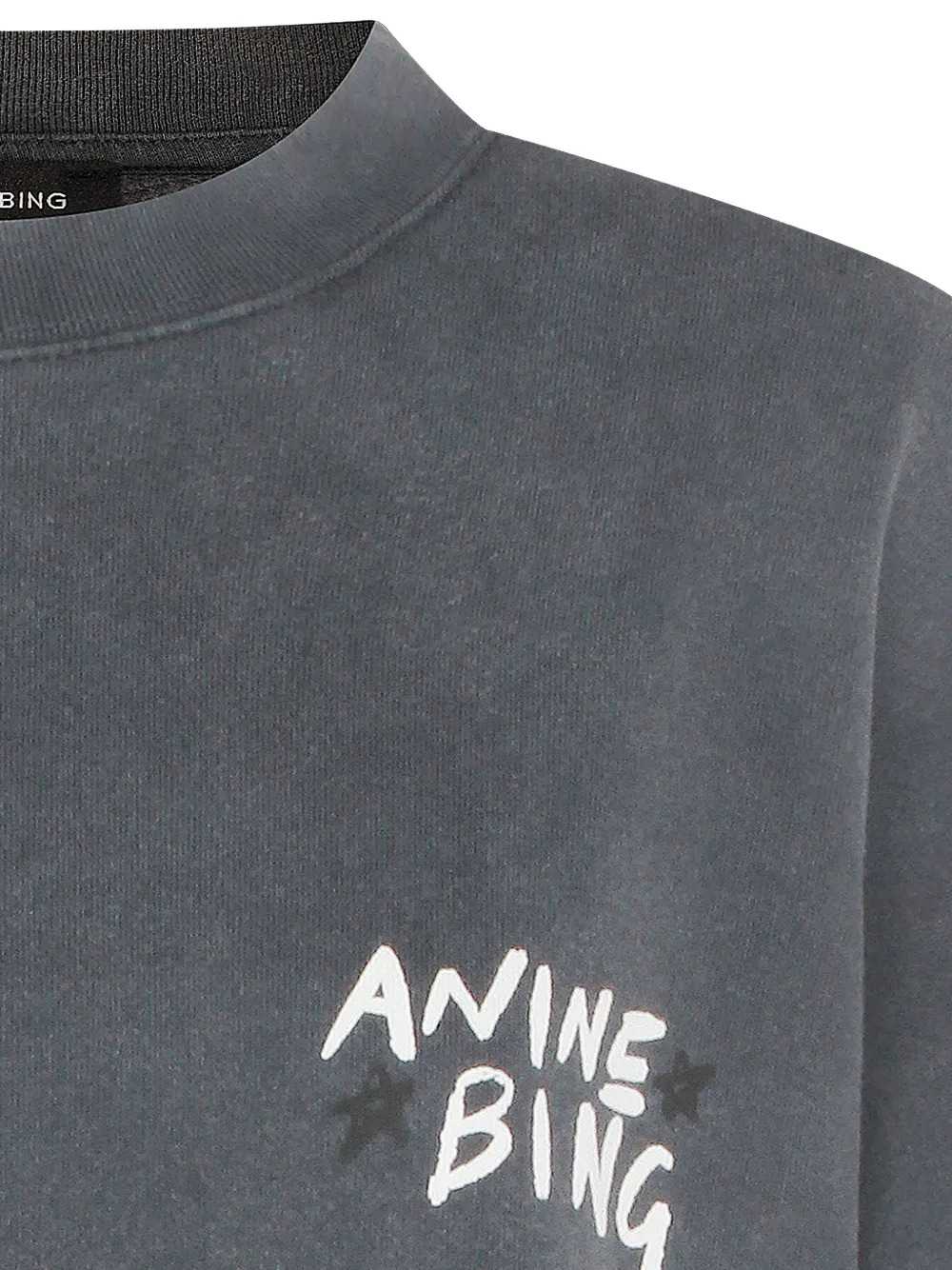 ANINE BING プリント スウェットシャツ | ブラック | FARFETCH JP