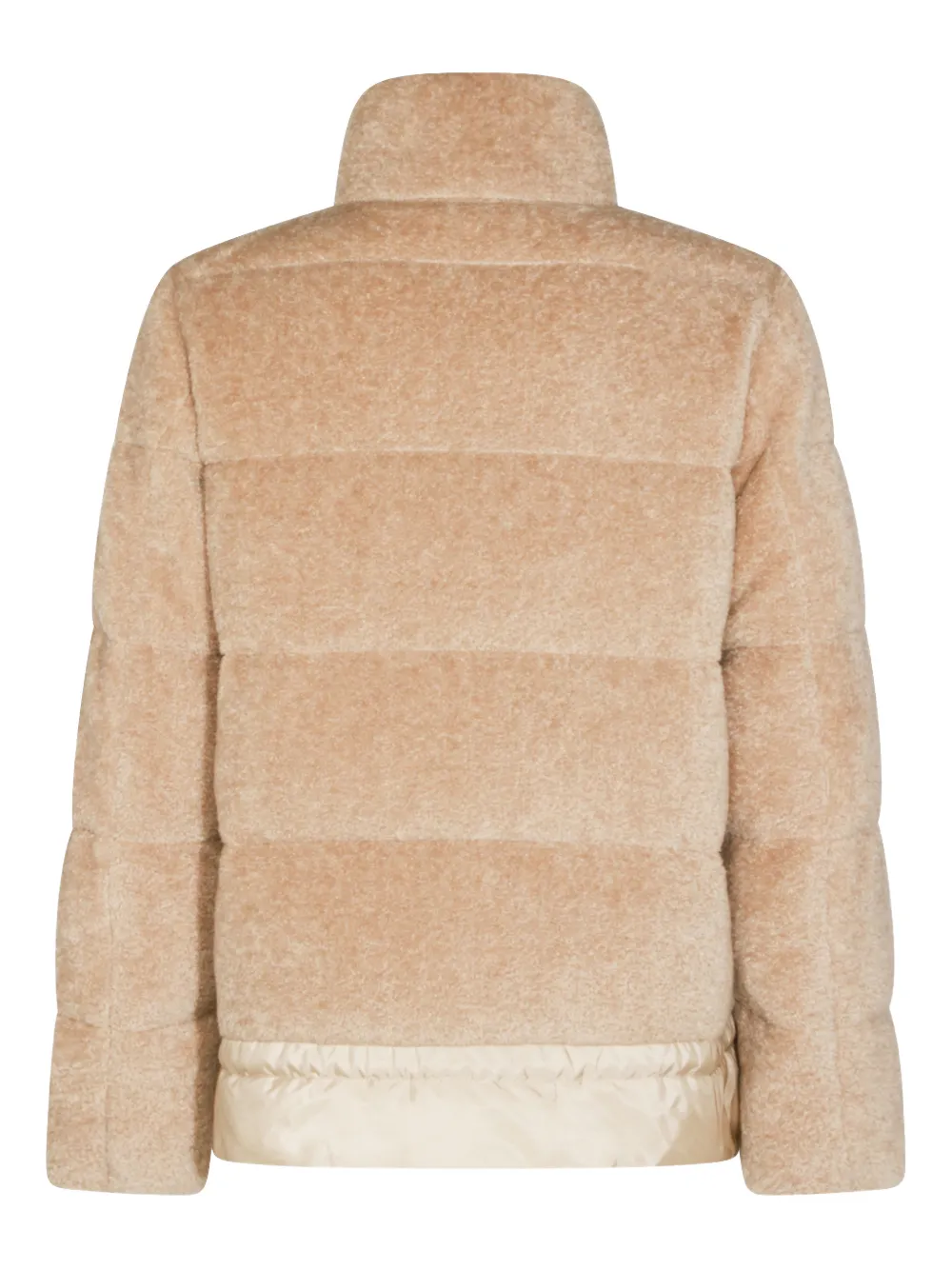 Moncler Cedre gewatteerd jack met ritssluiting Beige