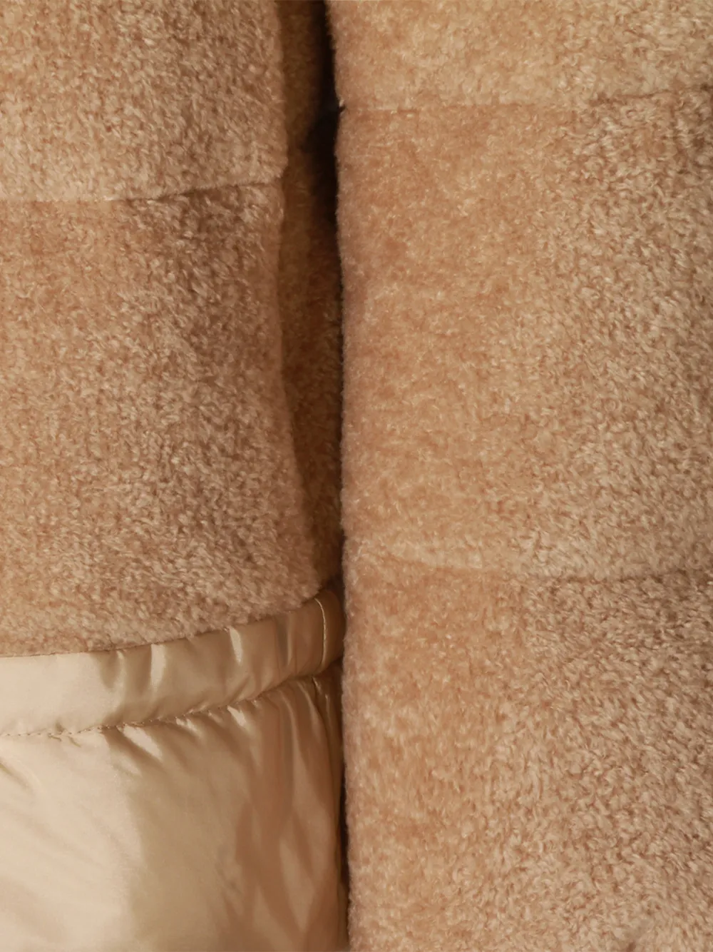Moncler Cedre gewatteerd jack met ritssluiting Beige