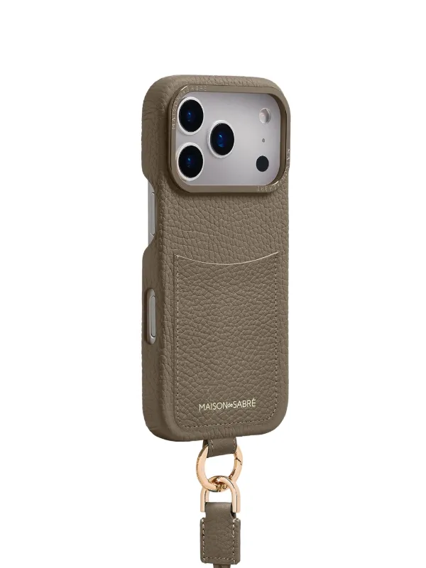 MAISON de SABRÉ スリングスマホケー iPhone17 MAISON De SABRÉ Sling iPhone 17 Pro Max ケース | ニュートラル