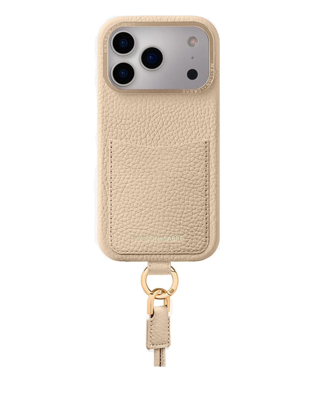 MAISON de SABRÉ The Sling card-slot iPhone 17 pro max case | Neutrals | Image 1