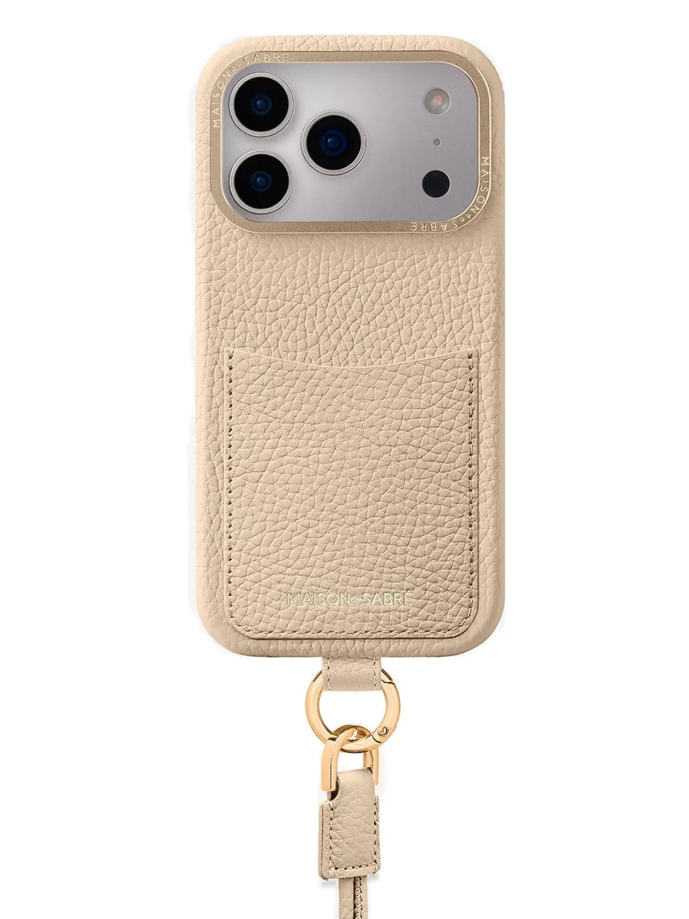 MAISON de SABRÉ The Sling card-slot iPhone 17 pro max case | Neutrals | Image 1
