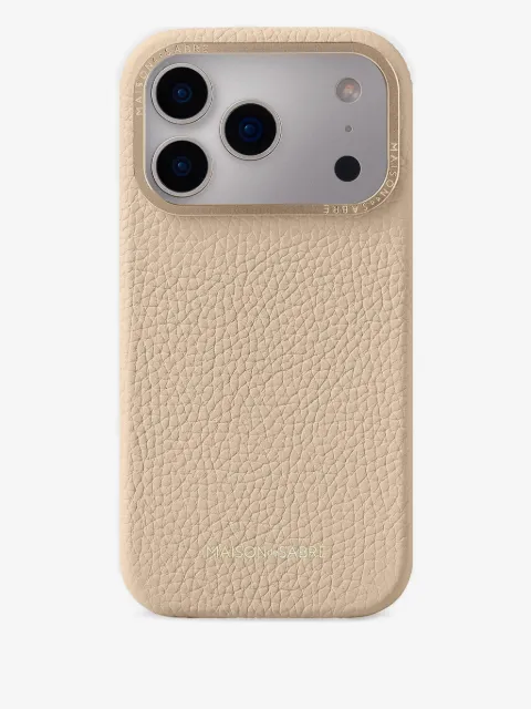 MAISON de SABRÉ leather iPhone 17 Pro case
