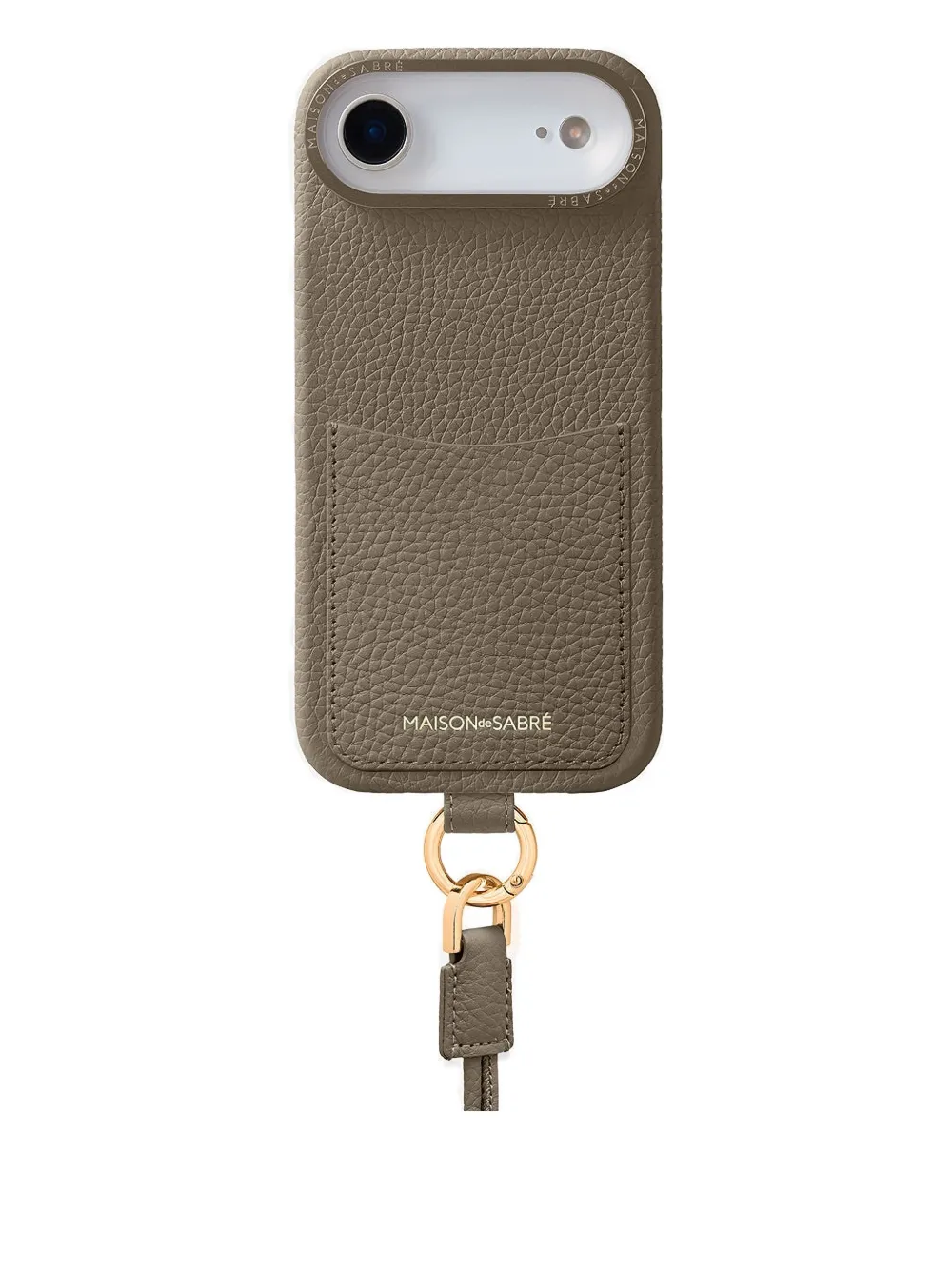 Maison De Sabre The Sling Card-slot Iphone 17 Air Case In Neutral