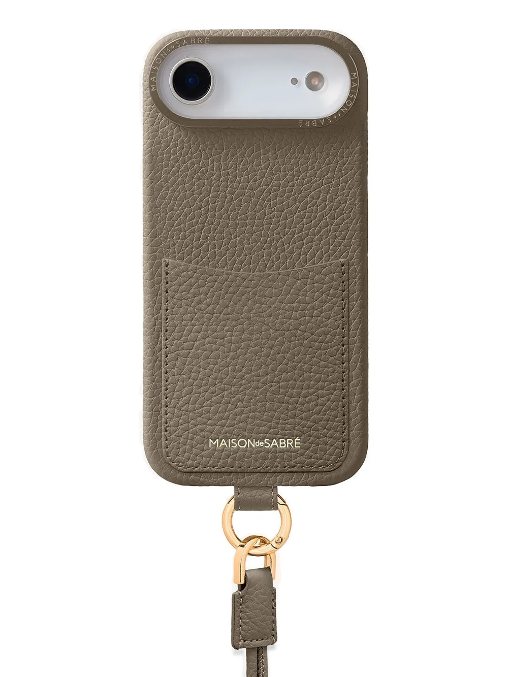 MAISON de SABRÉ The Sling card-slot iPhone 17 air case - Toni neutri