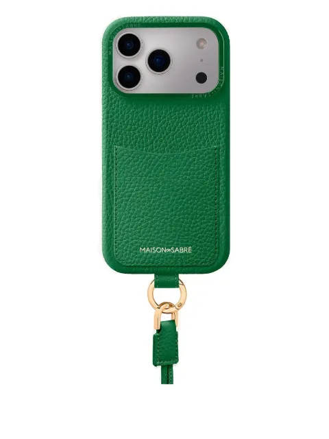 MAISON de SABRÉ The Sling logo-lettering iPhone 17 pro max case