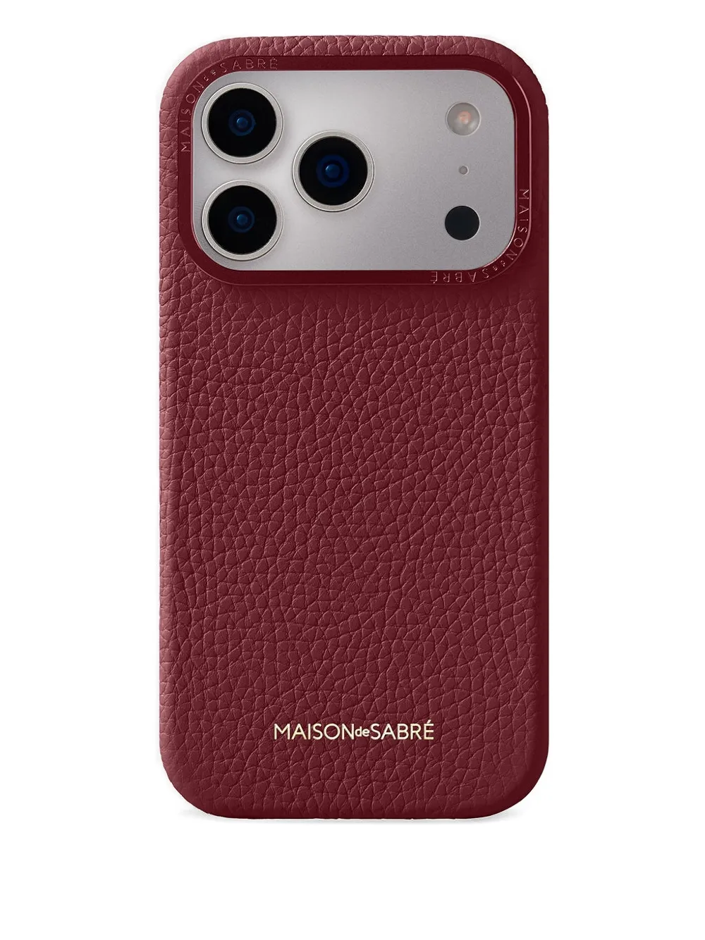 MAISON de SABRÉ Cover per iPhone 17 Pro Max con logo - Rosso
