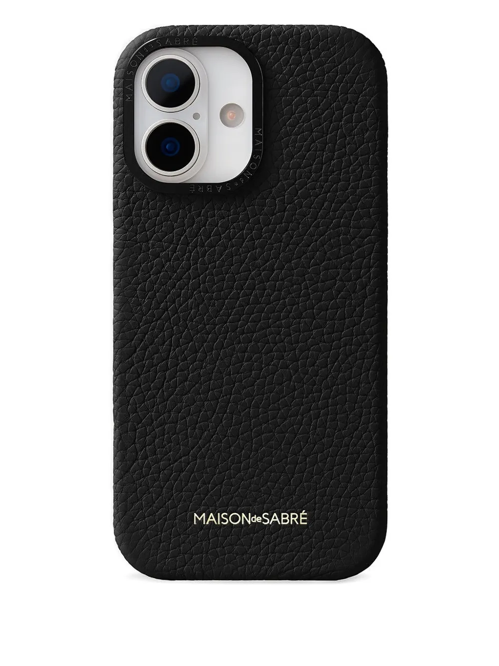 Maison De Sabre Logo-lettering Iphone 17 Case In Black