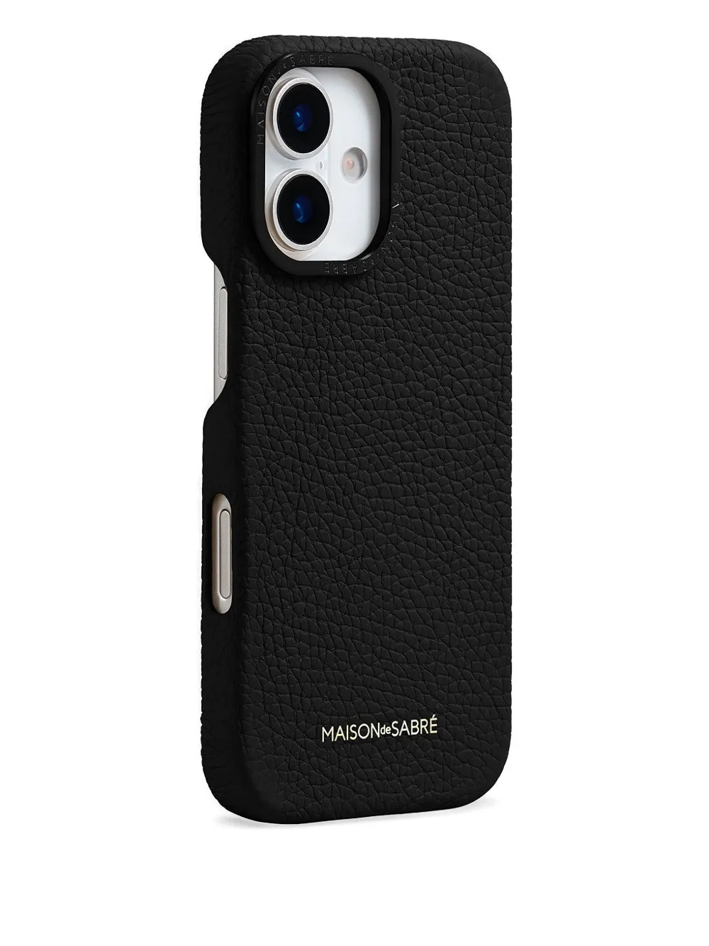 Maison De Sabre Logo-lettering Iphone 17 Case In Black