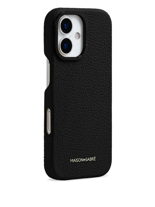 MAISON De SABRÉ Leather iPhone 17 Case | Black | FARFETCH