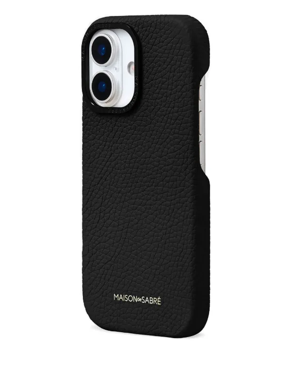 MAISON De SABRÉ Leather iPhone 17 Case | Black | FARFETCH