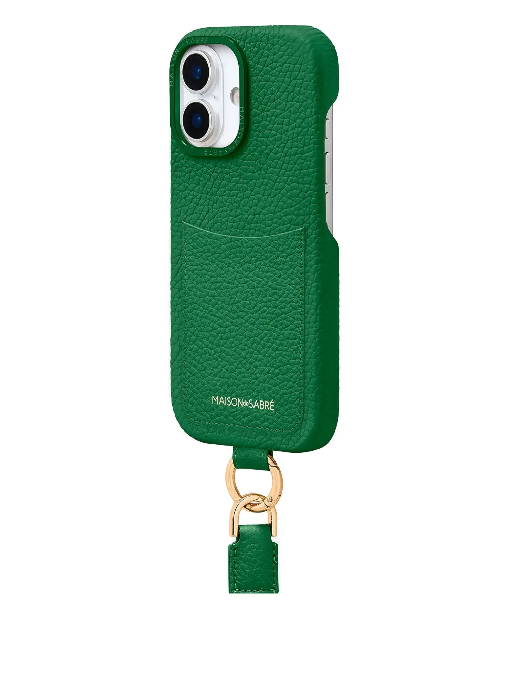 Maison De Sabre The Sling Card-slot Iphone 17 Case In Green