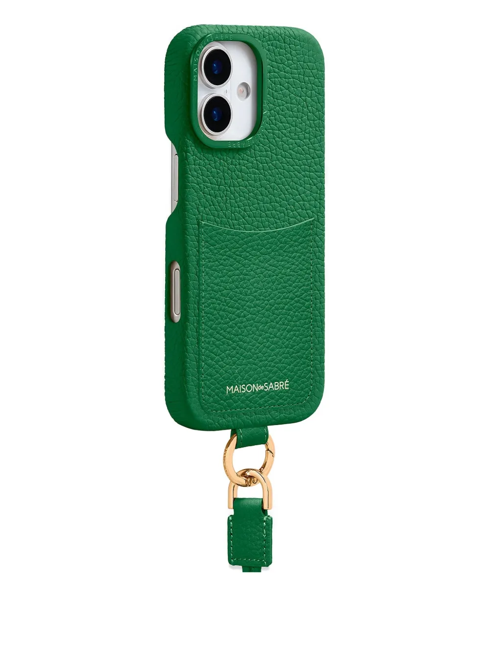Maison De Sabre The Sling Card-slot Iphone 17 Case In Green