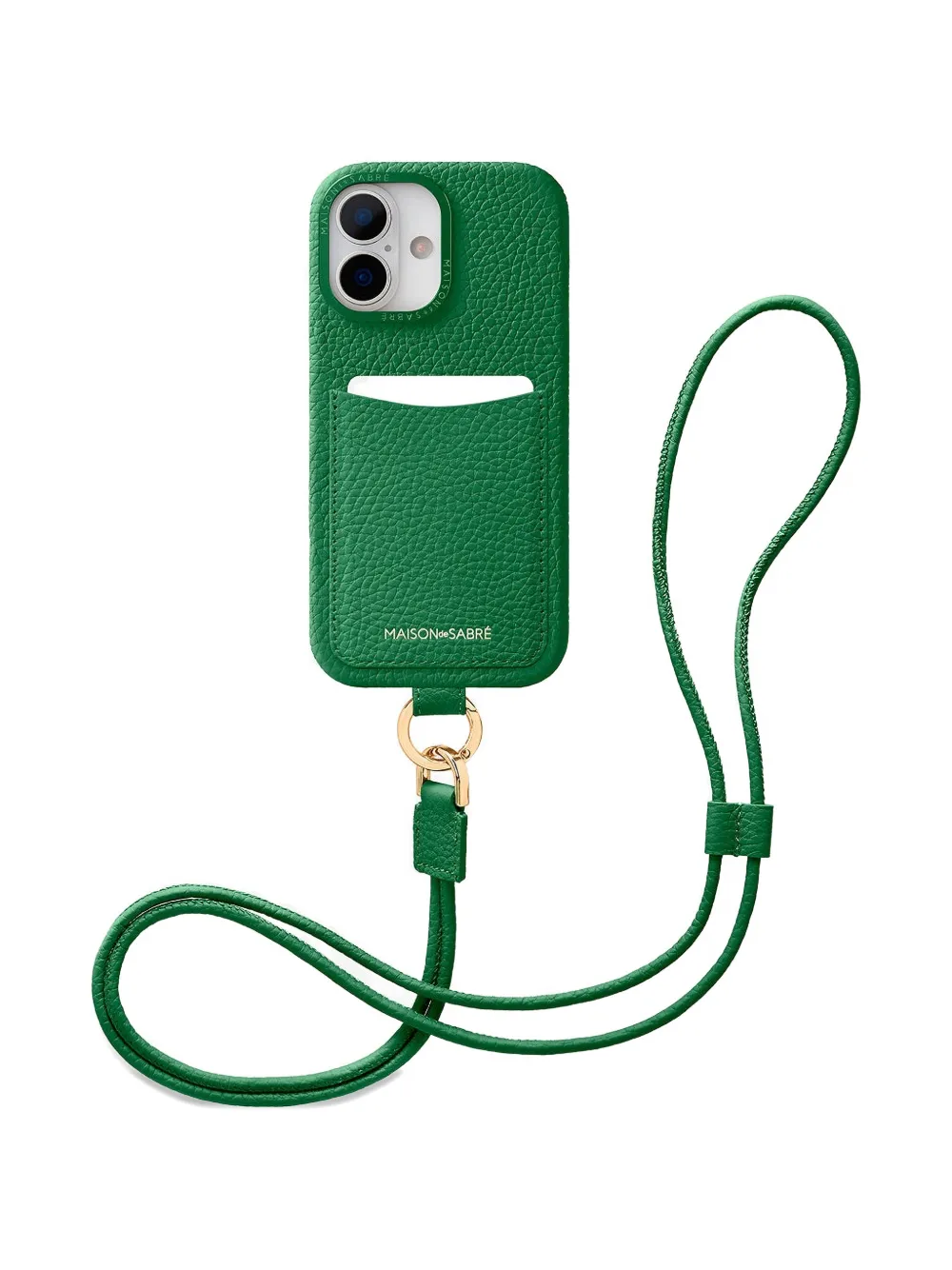 Maison De Sabre The Sling Card-slot Iphone 17 Case In Green