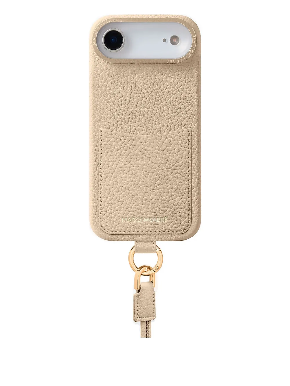 Maison De Sabre The Sling Card-slot Iphone 17 Air Case In Neutral