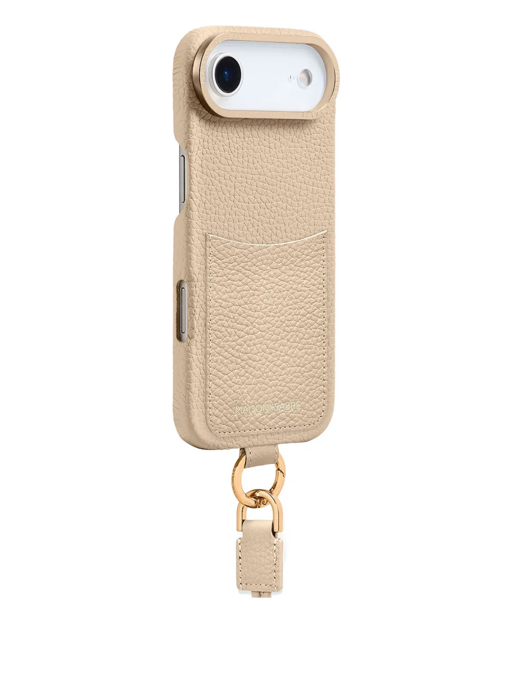 Maison De Sabre The Sling Card-slot Iphone 17 Air Case In Neutral