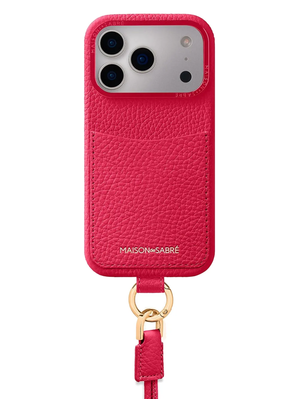 MAISON de SABRÉ Cover per iPhone 17 Pro The Sling con portacarte - Rosa