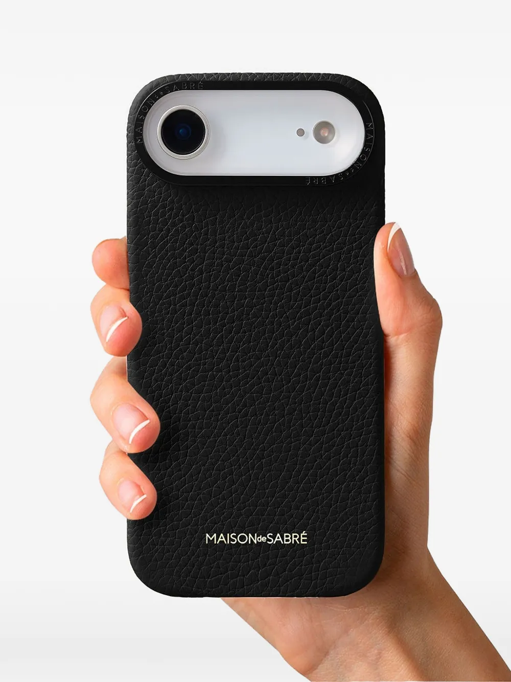 Maison De Sabre Logo-lettering Iphone 17 Air Case In Black