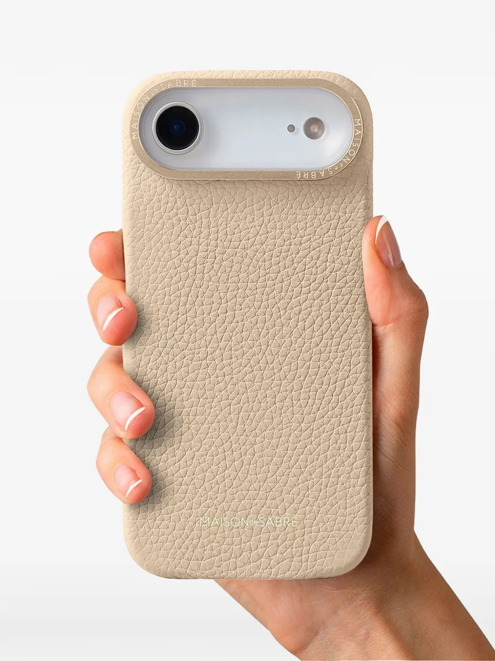 Maison De Sabre Logo-lettering Iphone 17 Air Case In Neutral