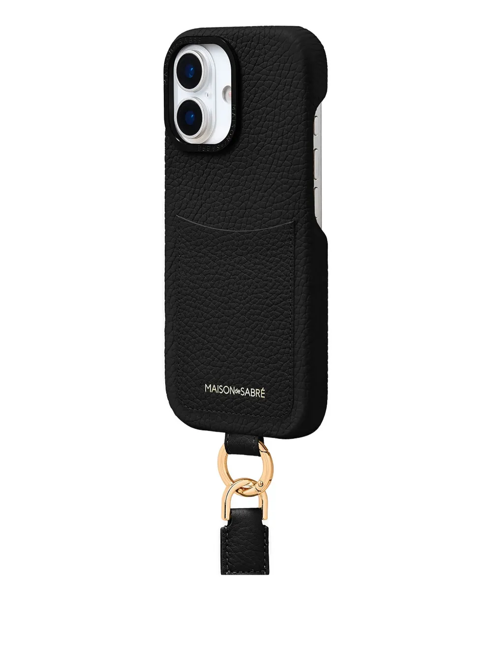 Maison De Sabre The Sling Card-slot Iphone 17 Case In Black