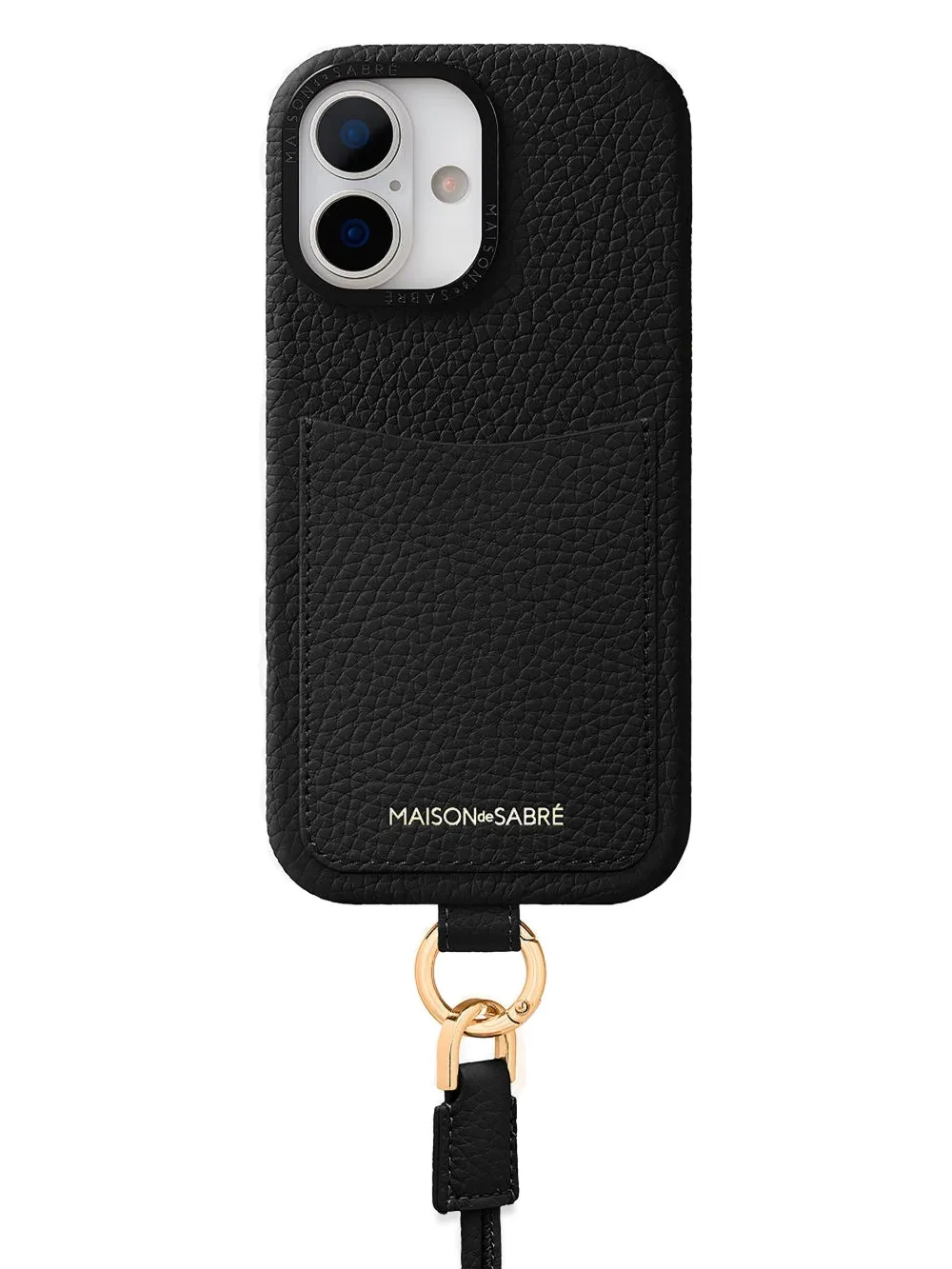 MAISON de SABRÉ The Sling card-slot iPhone 17 case | Black | Image 1