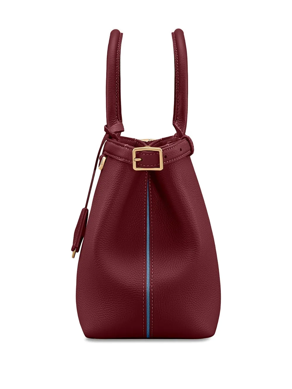 Maison De Sabre Medium Palais Belting Tote Bag In Burgundy