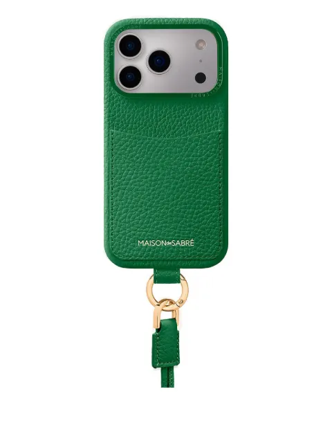 MAISON de SABRÉ The Sling card-slot lanyard iPhone 17 pro case