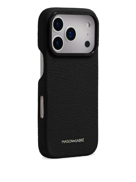 MAISON de SABRÉ funda para iPhone 17 Pro Max con letras del logo