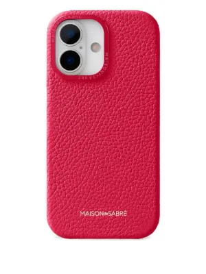 MAISON De SABRÉ Leather iPhone 17 Pro Case | Red | FARFETCH